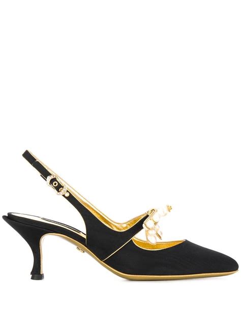 dolce gabbana lori pumps|dolce and gabbana slingback.